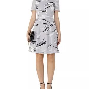Reiss Bronte Printed Silk Dress